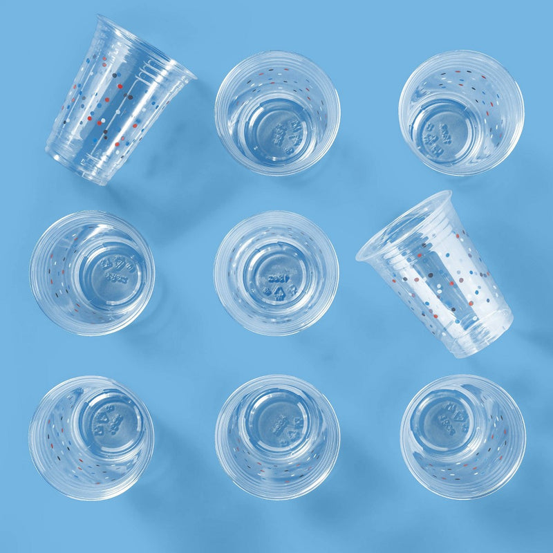 Disposable Plastic Cups - Dots - 18oz/30ct - up&up