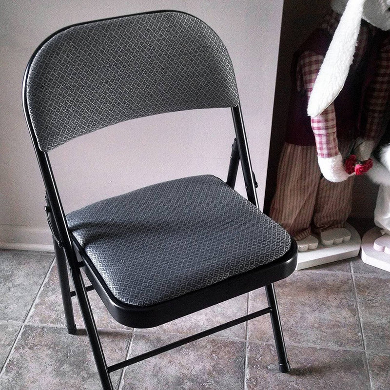 Peakform Fabric Padded Folding Chair Gray (LOCAL PICKUP ONLY)