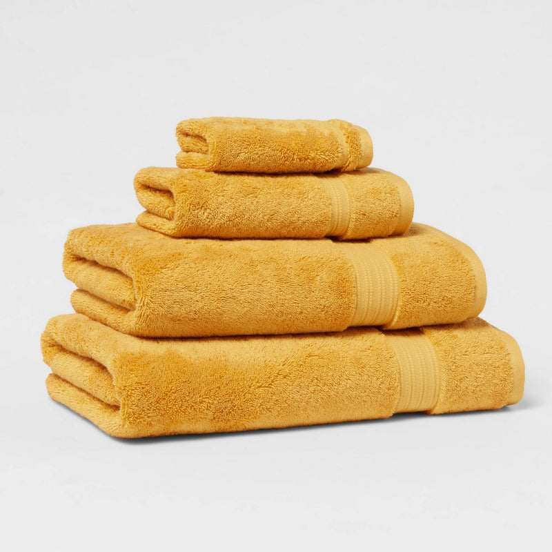 Total Fresh Antimicrobial Oversized Bath Towel Gold - Threshold