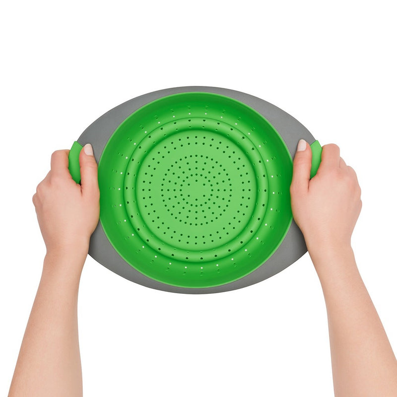 OXO 3.5qt Colander with Handle Green