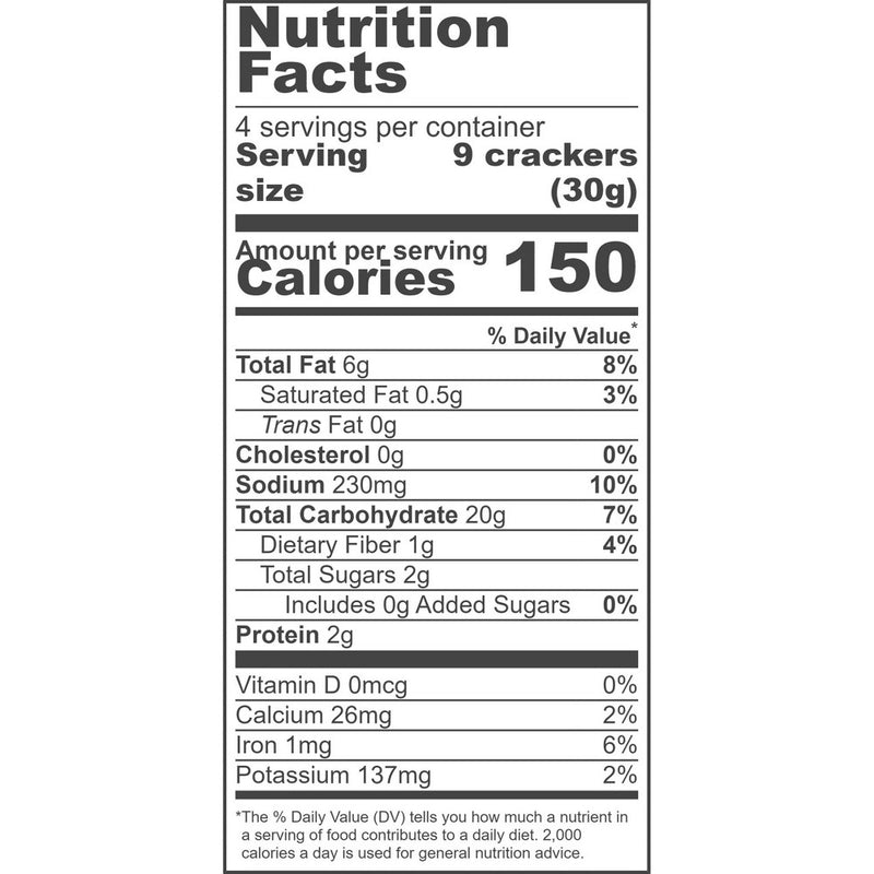 Simple Mills Mediterranean Herb Veggie Flour Pita Crackers - Case of 6/4.25 oz