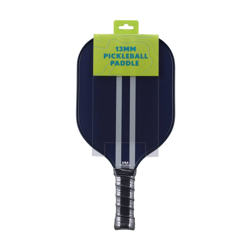 Double Sided Pickleball Paddle - Light Blue/Dark Blue Stripe
