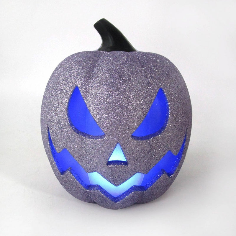 Halloween Jack-O-Lantern Pumpkin Figurines Purple - Bullseye's Playground