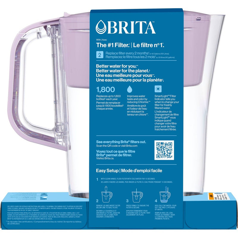 Brita Denali 6 Cup Water Pitcher Lilac