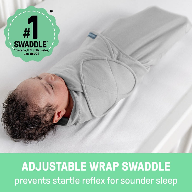 SwaddleMe by Ingenuity Monogram Swaddle Wrap 0-3 Months - Dino Mite - 3pk
