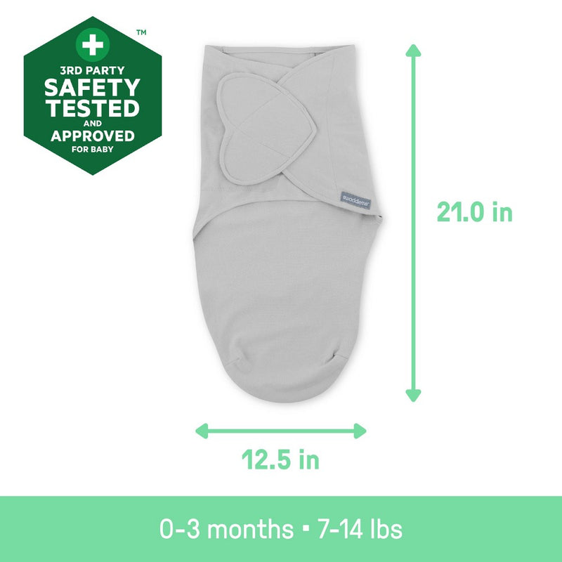 SwaddleMe by Ingenuity Monogram Swaddle Wrap 0-3 Months - Dino Mite - 3pk