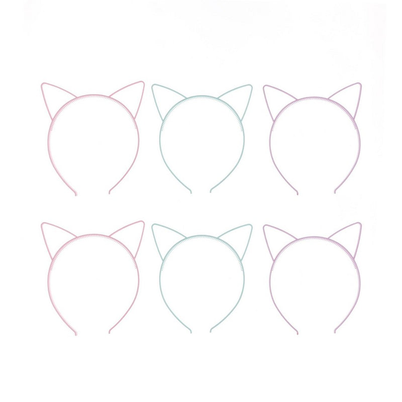 6ct Party Headband Pink/Purple/Green - Spritz