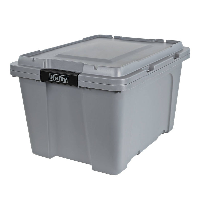 Hefty 18gal Max Pro Storage Tote Gray (LOCAL PICKUP ONLY)