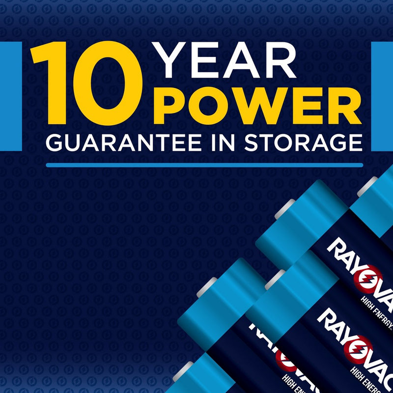 Rayovac High Energy 4pk D Batteries - Alkaline Batteries