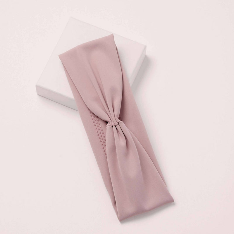 The Hair Edit Lotus Fabric Headband - Mauve