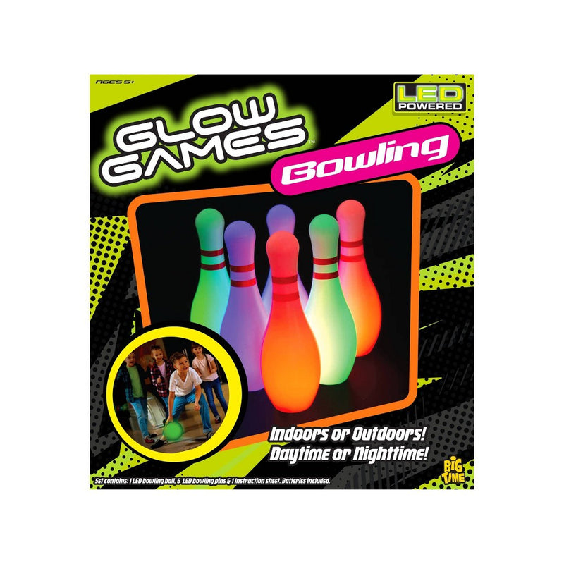 Glow Games LED Glow Lawn Bowling Set - 7pc
