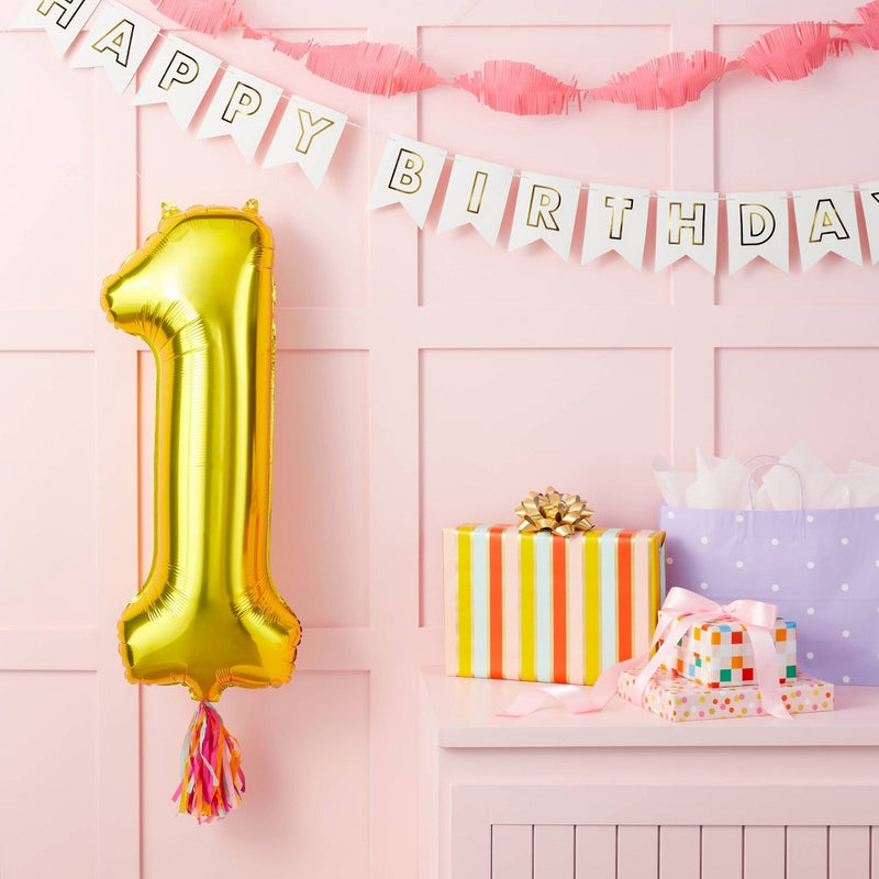 34" Number 6 Foil Balloon - Spritz