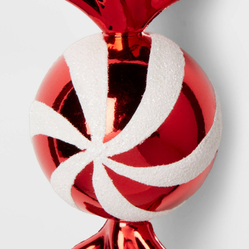 Peppermint Candy Christmas Tree Ornament Red/White - Wondershop