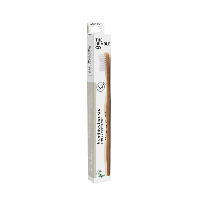 The Humble Co. Adult White Soft Toothbrush