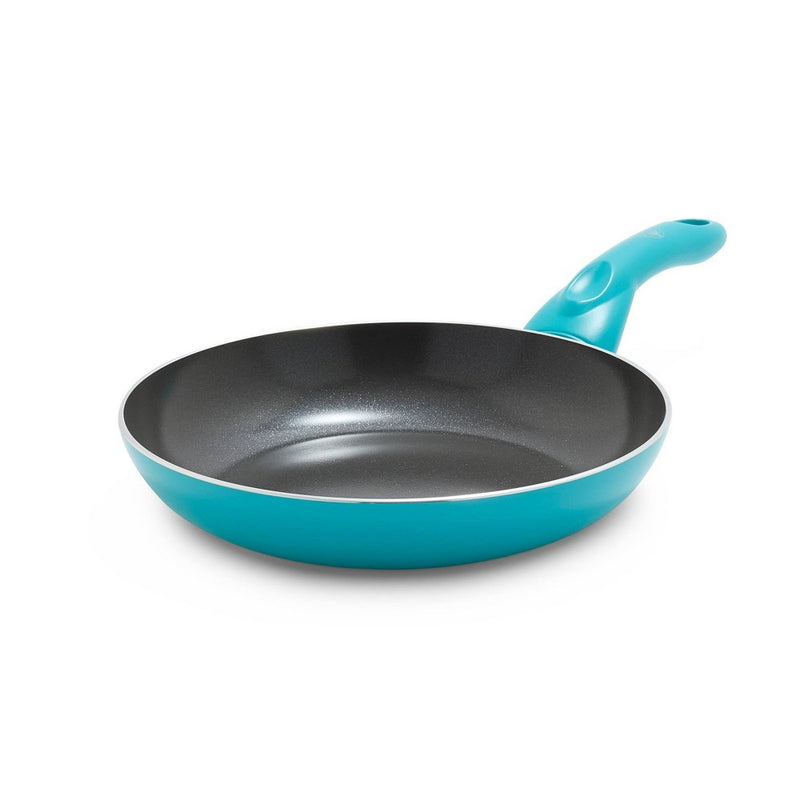 GreenLife Essentials 8" Ceramic Nonstick Aluminum Fry Pan Caribbean Blue