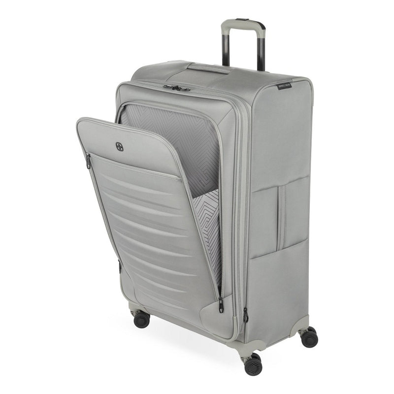 SWISSGEAR Checklite Softside Large Checked Suitcase - Gray
