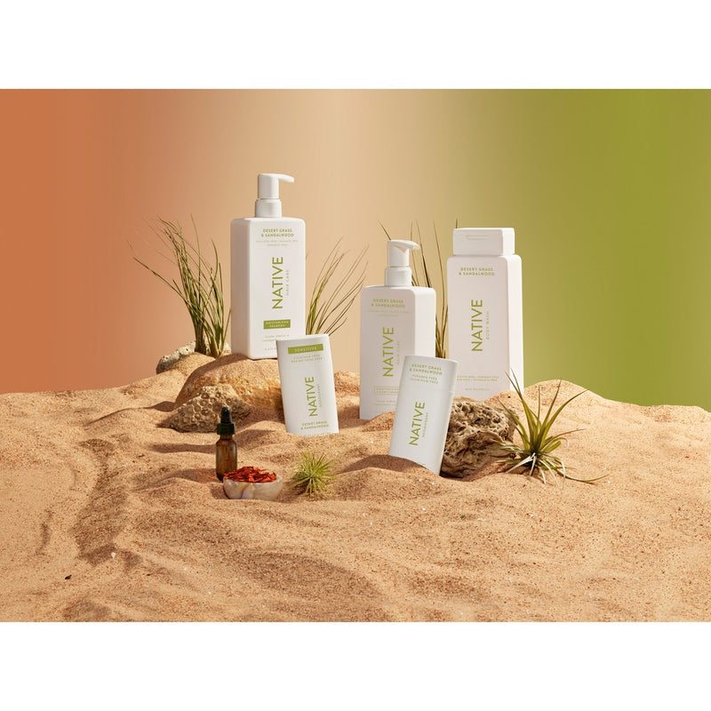 Native Sensitive Deodorant - Desert Grass & Sandalwood - No Baking Soda - 2.65 oz