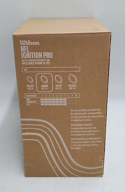 Wilson NFL Ignition Pro Eco Junior Football - SEE DETAILS
