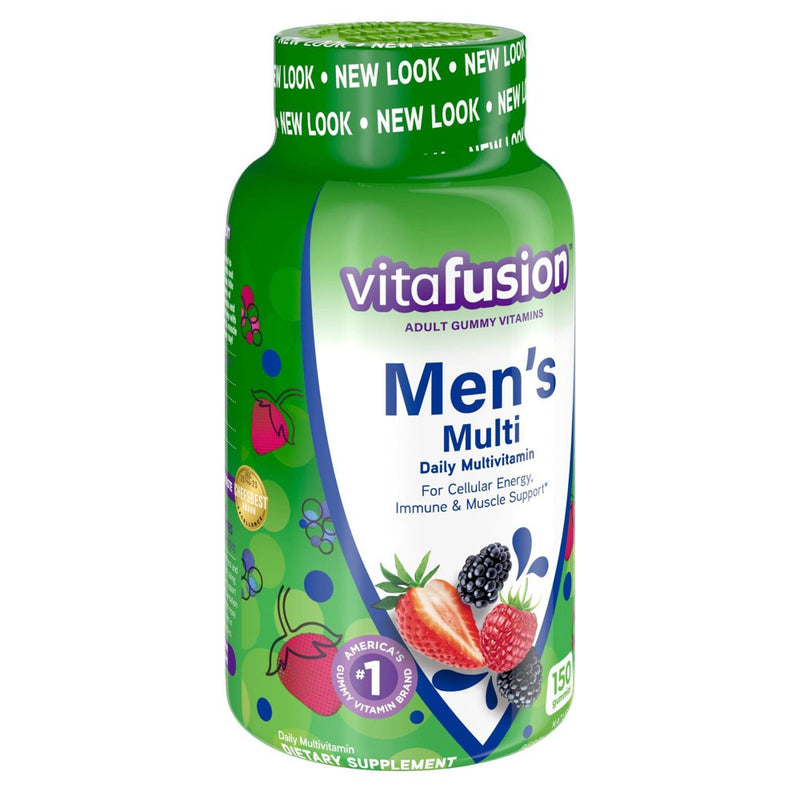 Vitafusion Men's Multivitamin Dietary Supplement Gummies - Berry - 150ct