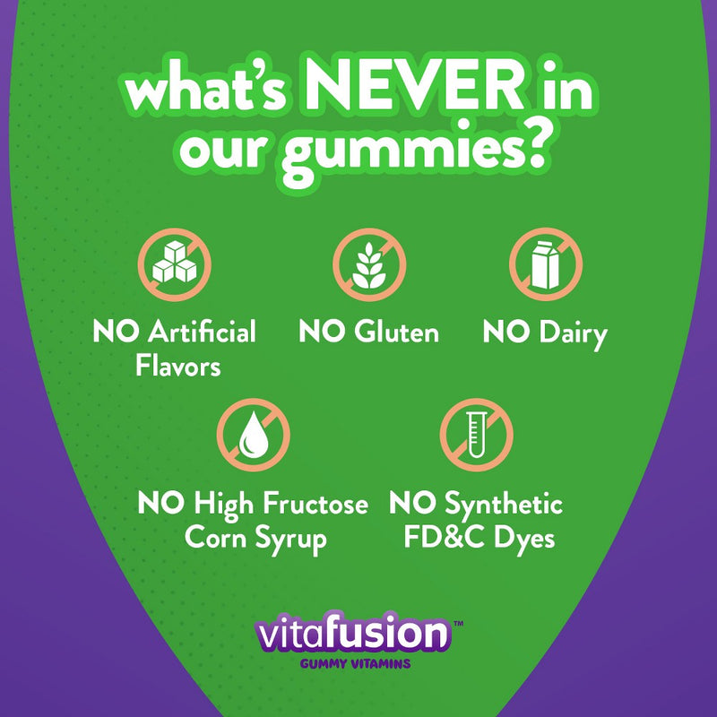 Vitafusion Men's Multivitamin Dietary Supplement Gummies - Berry - 150ct