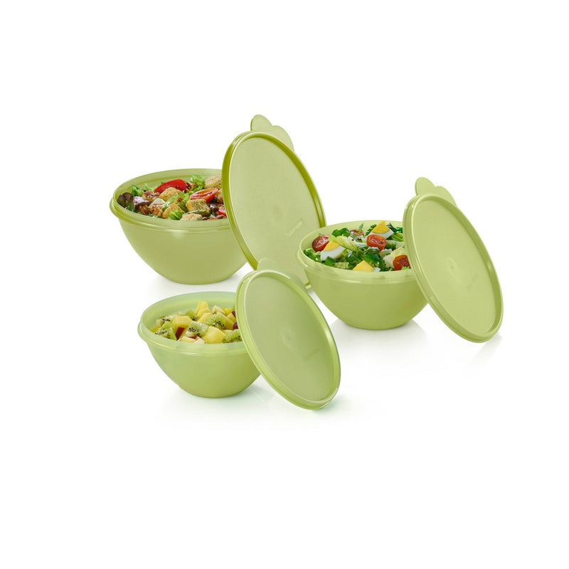 Tupperware 6pc (set of 3) Wonderlier Food Storage Set Celery