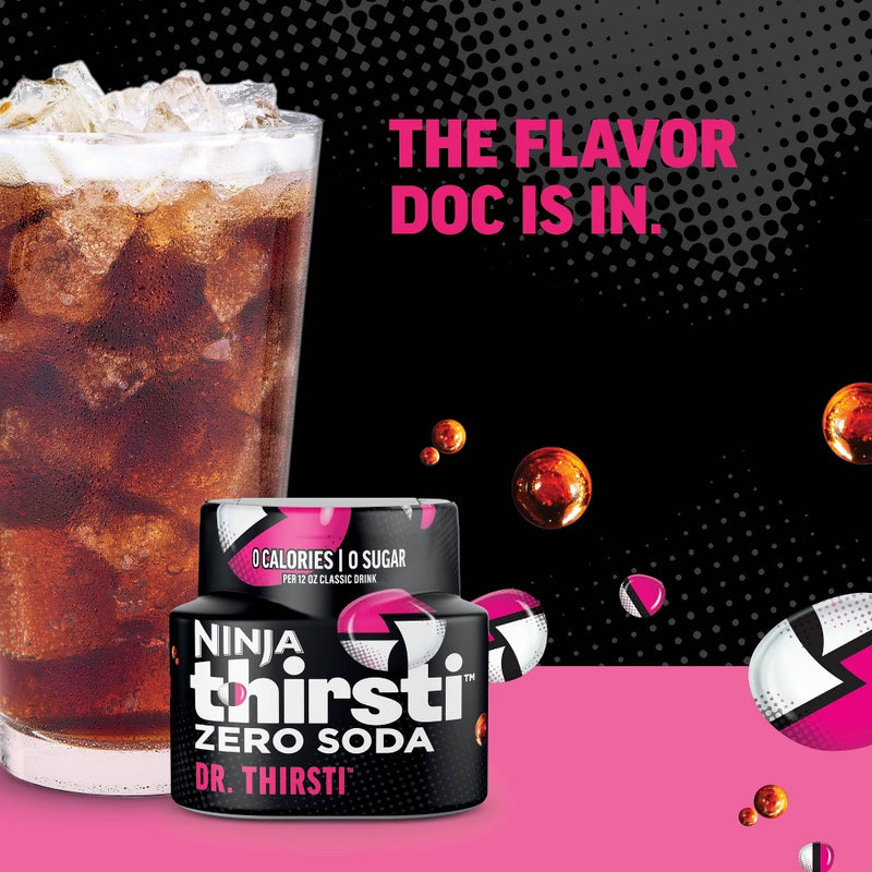 Ninja Thirsti ZERO SODA Dr. Thirsti Flavored Water Drops