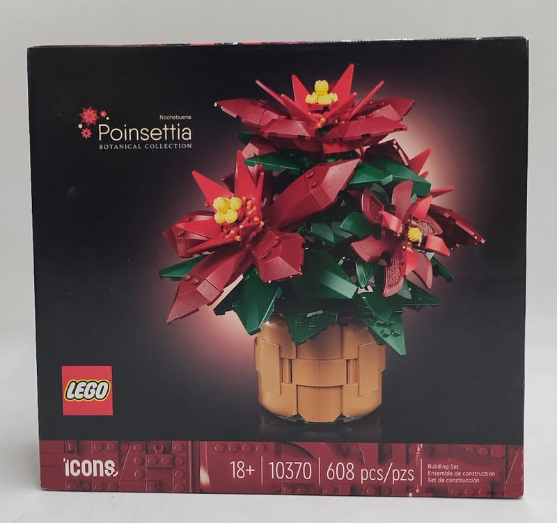 LEGO Icons Poinsettia Plant and Flower Centerpiece Table Decor 10370 SEE DETAILS