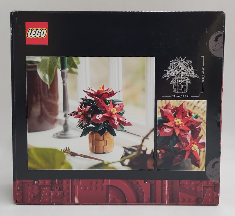 LEGO Icons Poinsettia Plant and Flower Centerpiece Table Decor 10370 SEE DETAILS