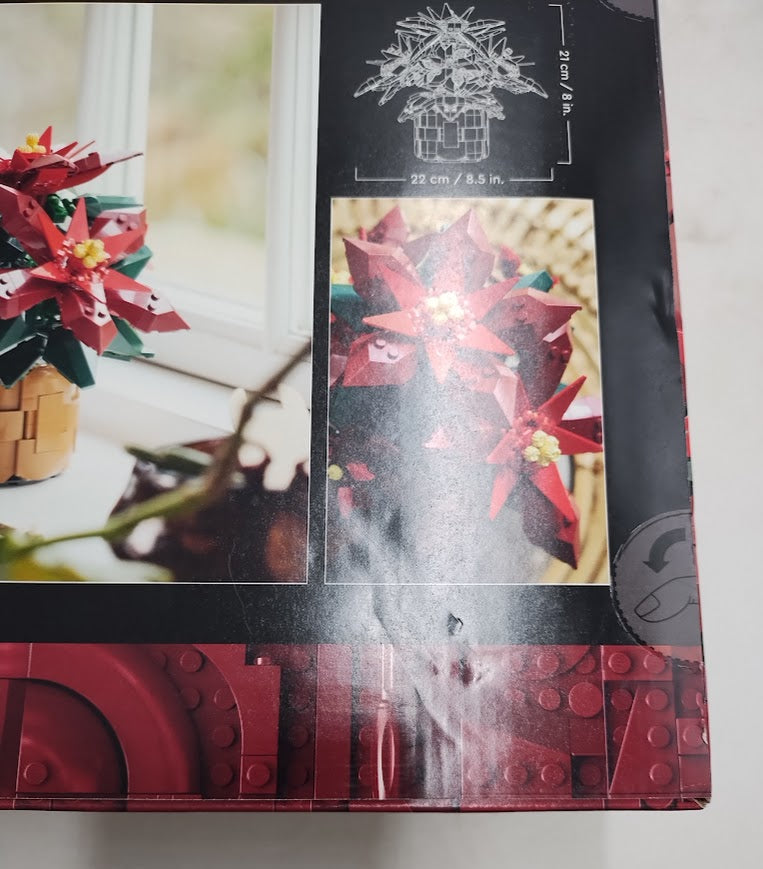 LEGO Icons Poinsettia Plant and Flower Centerpiece Table Decor 10370 SEE DETAILS