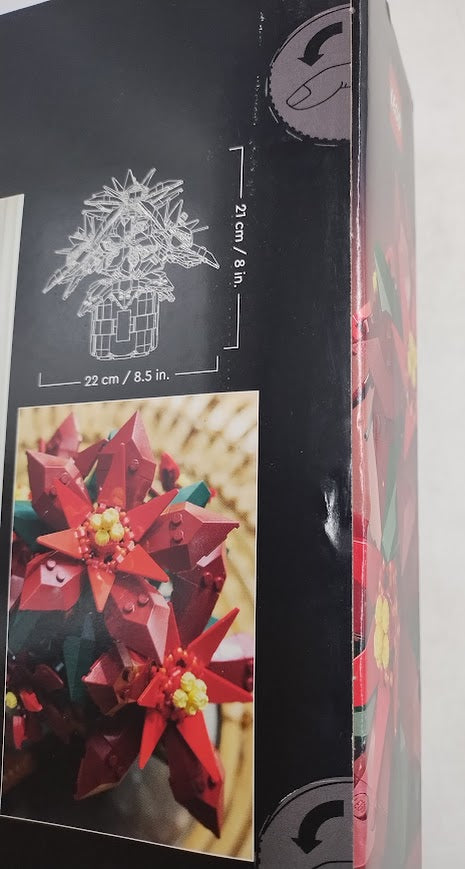 LEGO Icons Poinsettia Plant and Flower Centerpiece Table Decor 10370 SEE DETAILS