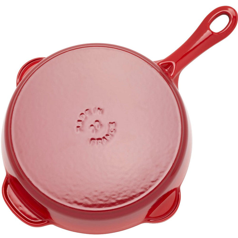 STAUB Cast Iron 8.5-inch Traditional Deep Skillet - Cherry