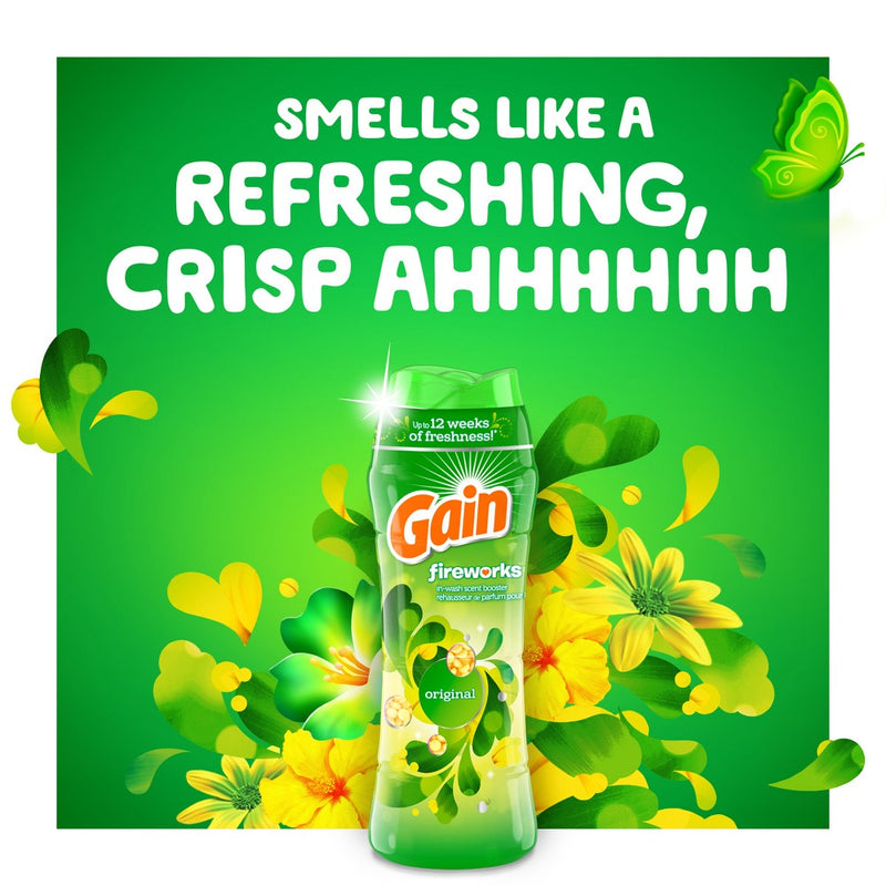 Gain Fireworks Original In-Wash Scent Booster Beads - 30.1oz