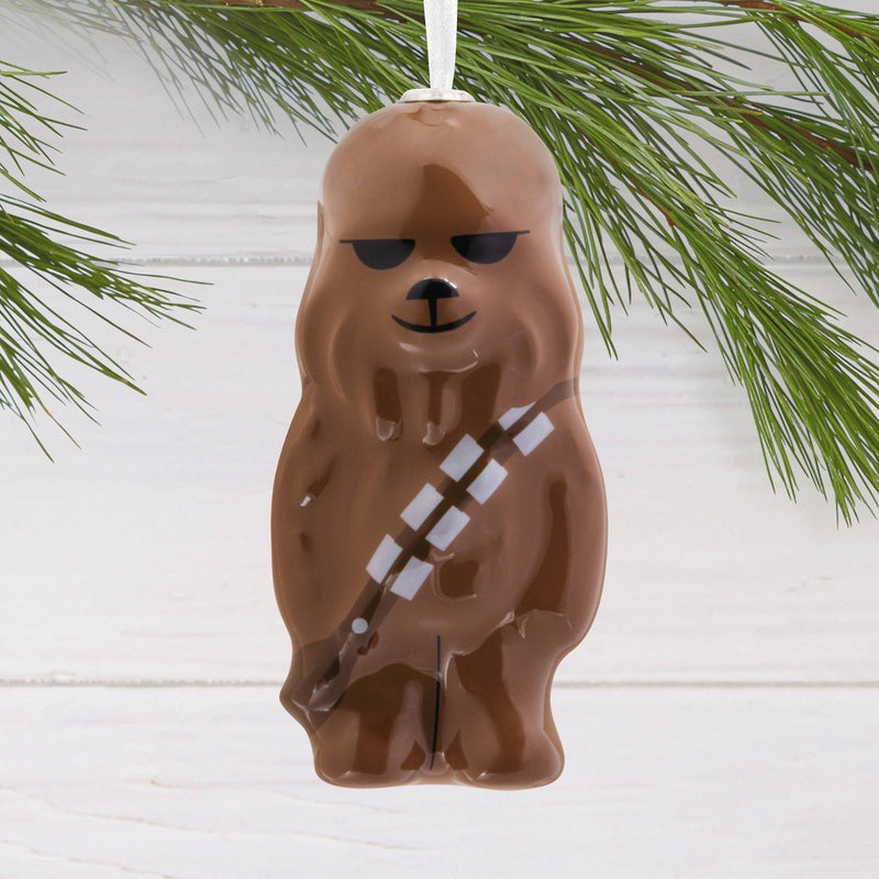 Hallmark Star Wars Chewbacca Decoupage Christmas Tree Ornament