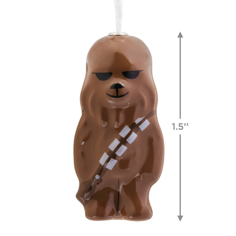 Hallmark Star Wars Chewbacca Decoupage Christmas Tree Ornament