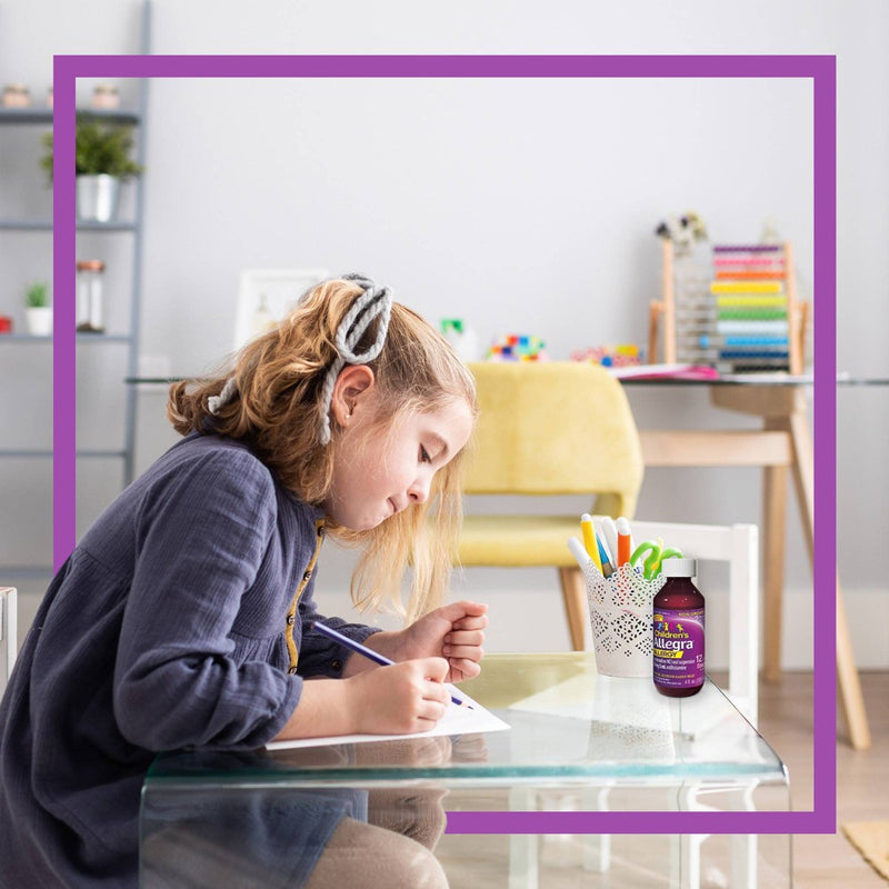 Children's Allegra 12 Hour Allergy Relief Oral Suspension - Berry Flavor - Fexofenadine Hydrochloride - 4 fl oz