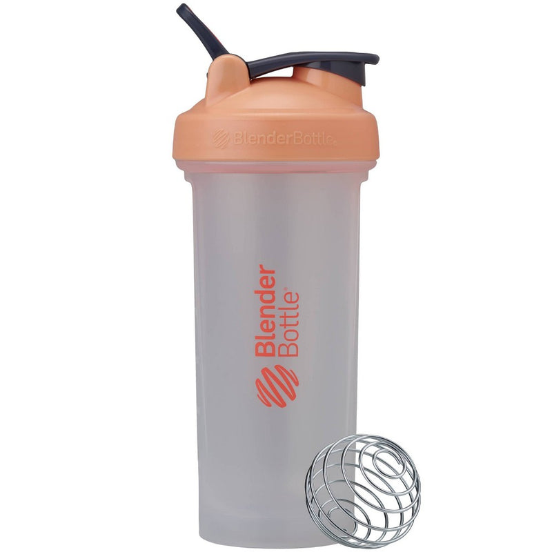 BlenderBottle 28oz Classic Plastic Tumbler - Clear/Peach