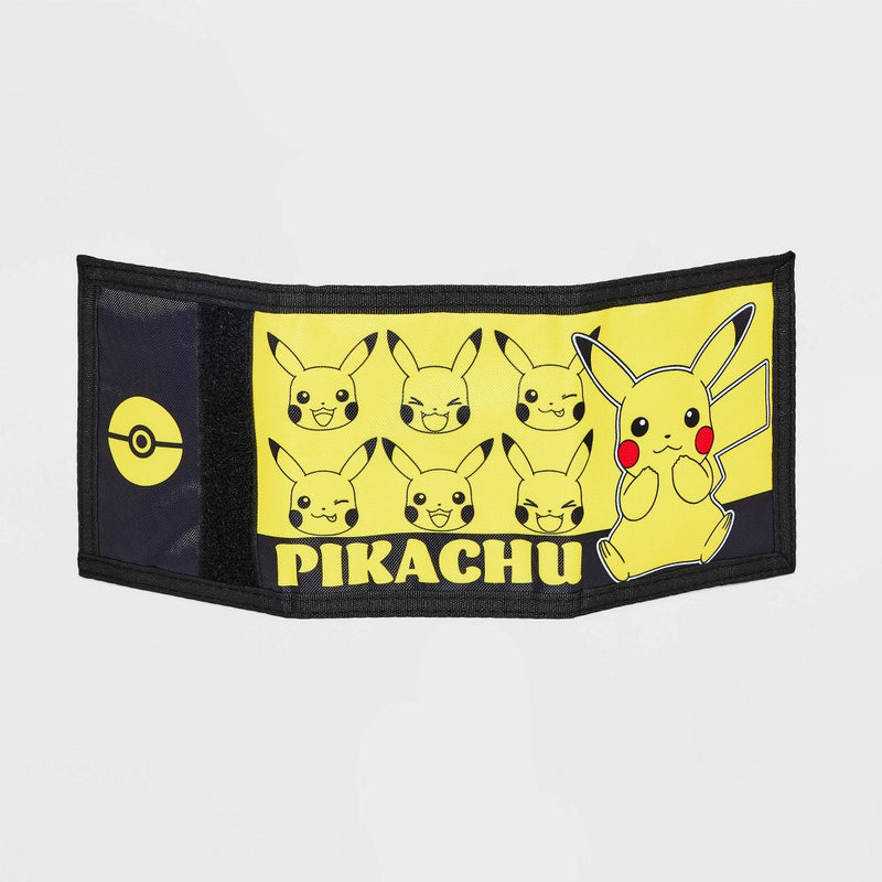 Boys' Pokemon Pikachu Wallet - Black