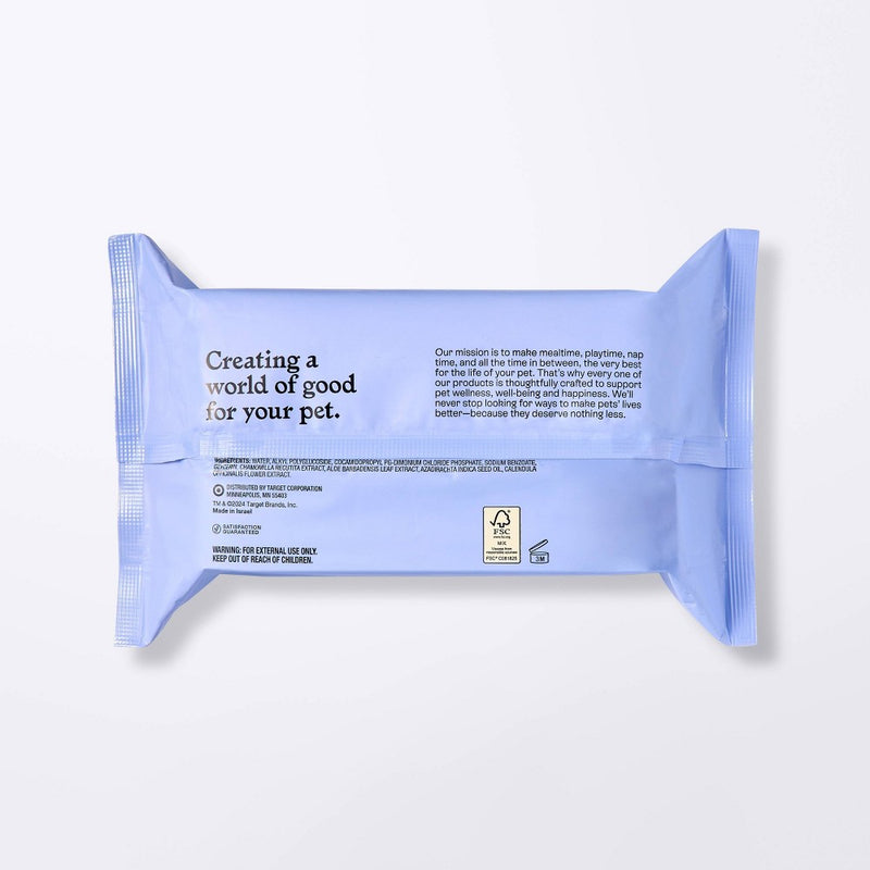 Ears, Eyes and Tears Dog Wipes - 60ct - Kindfull