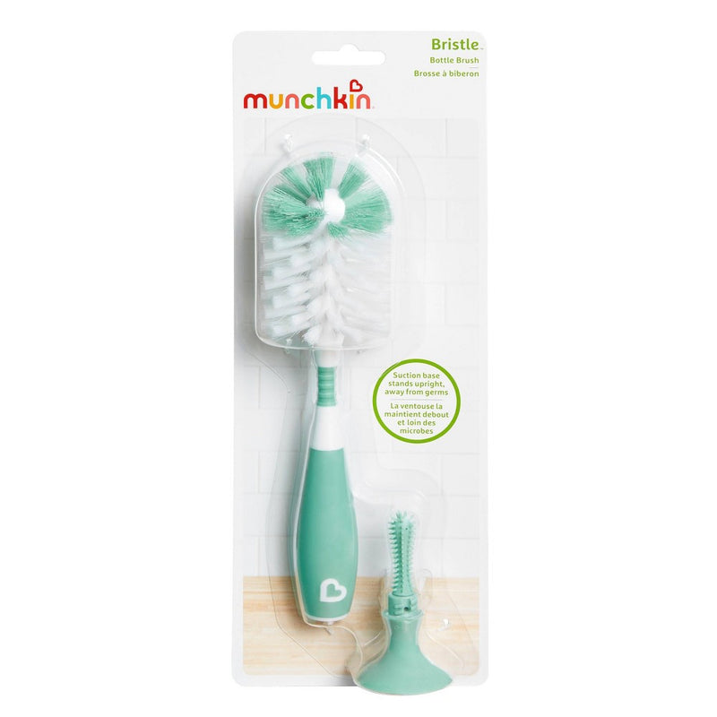 LOT OF 2!!! Munchkin Bristle Bottle Brush - Sage
