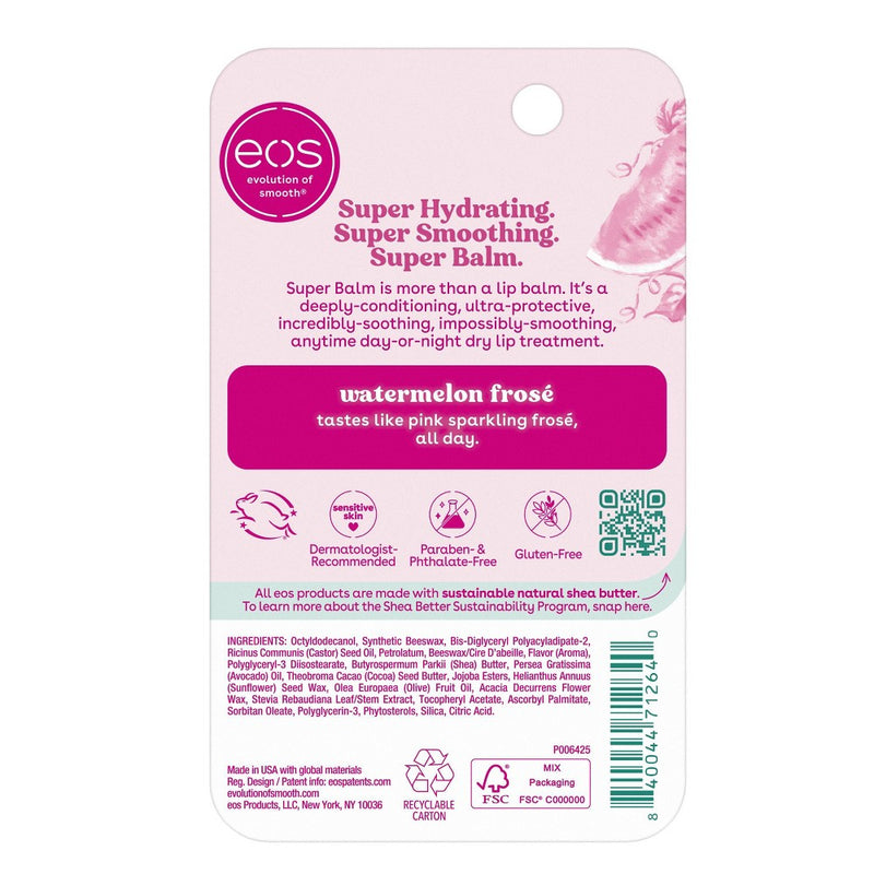 eos 24hrs Moisture Super Balm - Watermelon Frose - 0.35 fl oz