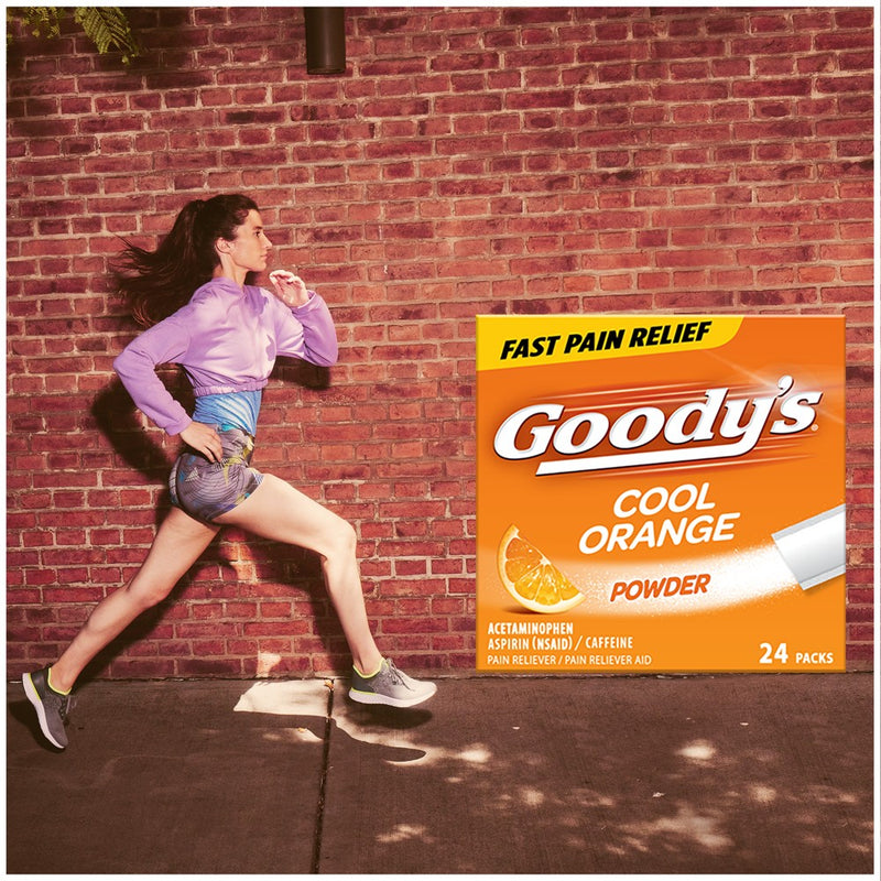 Goody's Extra Strength Headache and Pain Relief Powder - Acetaminophen - Cool Orange - 24ct