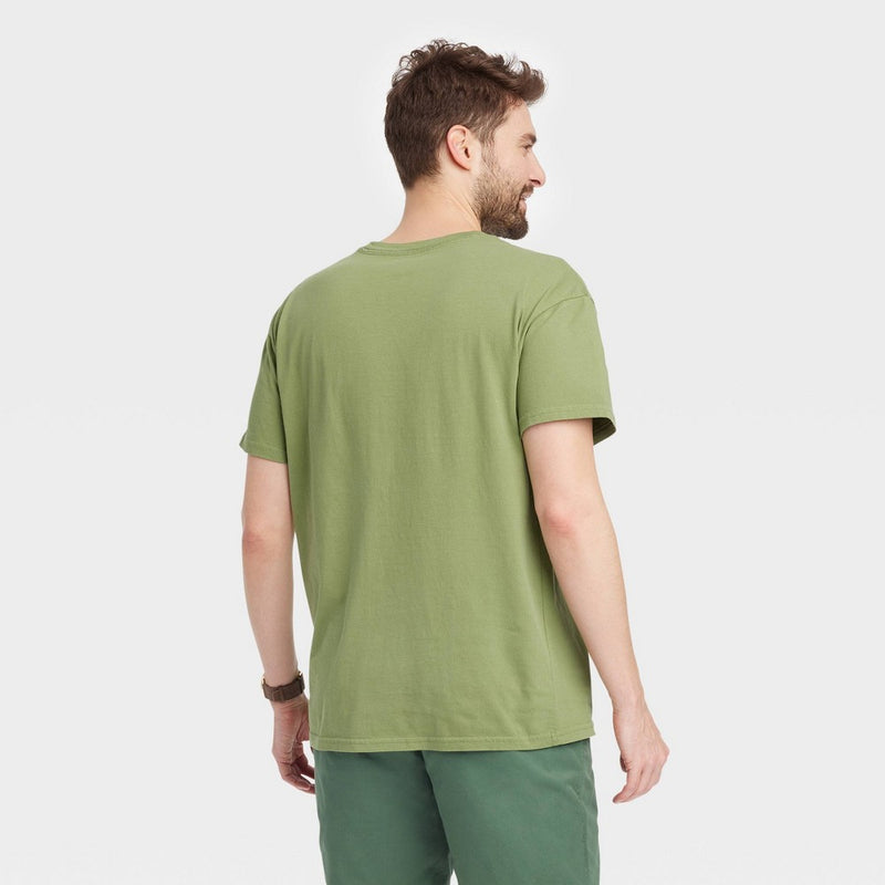 Men's Heavyweight T-Shirt Goodfellow & Co -Green S