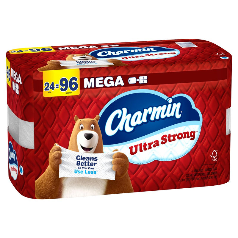 Charmin Ultra Strong Toilet Paper - 24 Mega Rolls