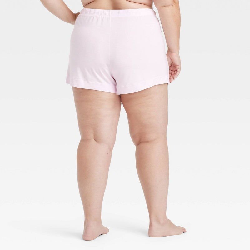 Women's Cloud Knit Pajama Shorts -Auden Pink 2X