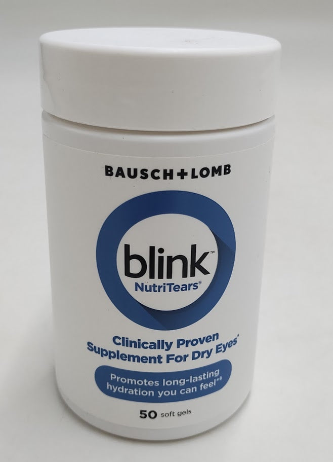 Blink NutriTears Supplement for Dry Eyes Softgels - 50ct EXP:03/2027+