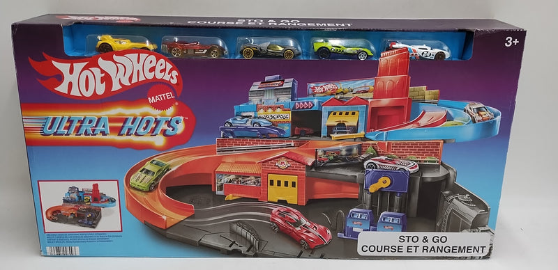 Hot Wheels Ultra Hots Sto & Go Trackset *SEE DETAILS*