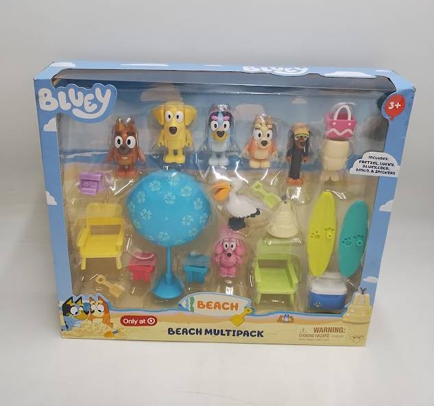 Bluey Figure & Accessory Beach Multipack SEE DETAILS