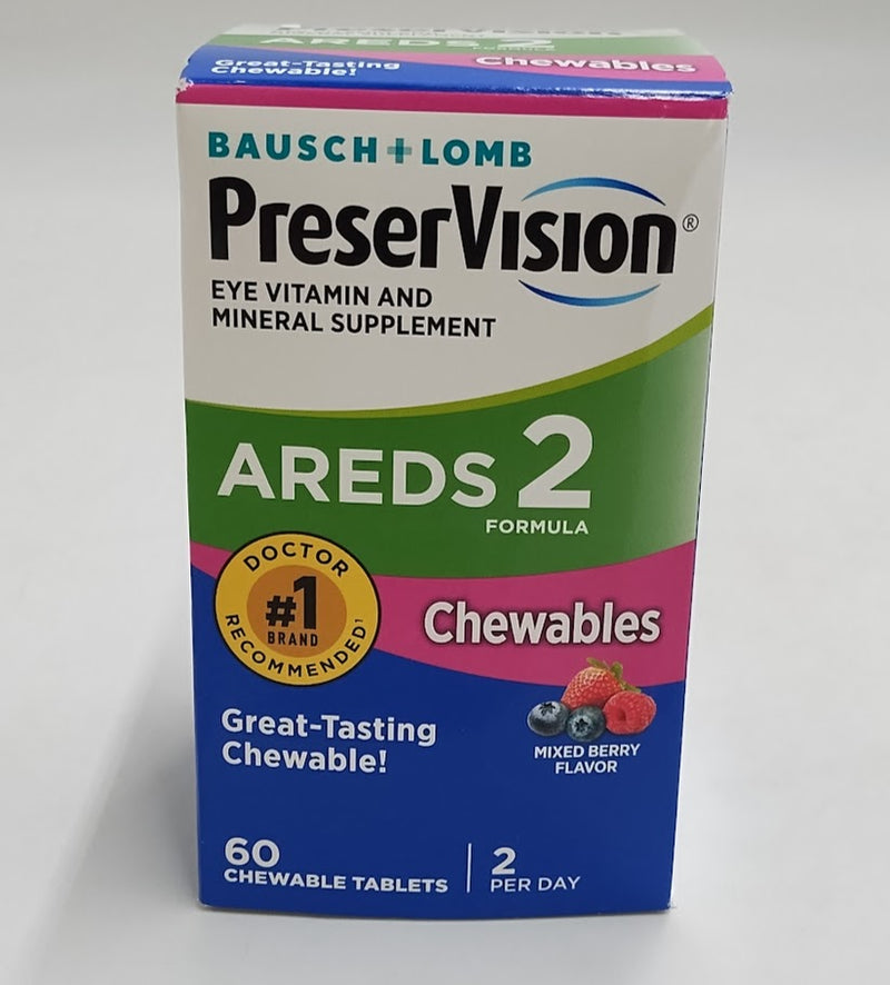 PreserVision AREDS 2 Eye Vitamins Lutein & Zeaxanthin Chewables - EXP: 04/2027+