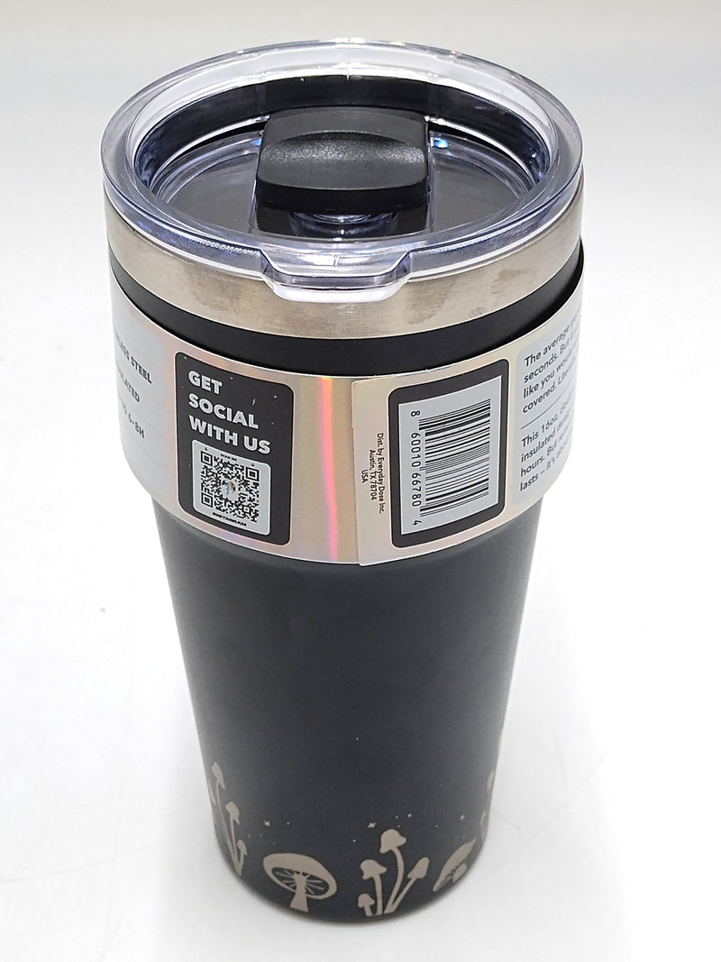 Everyday Dose 16 oz Tumbler Mug with Mushroom Design
