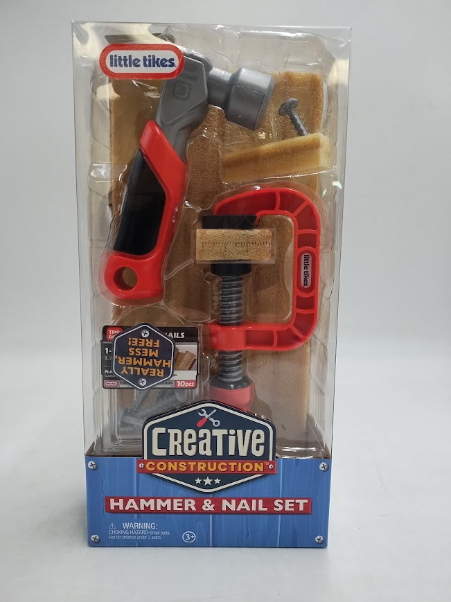 Little Tikes Creative Construction Hammer & Nail Set with 5 Accessories